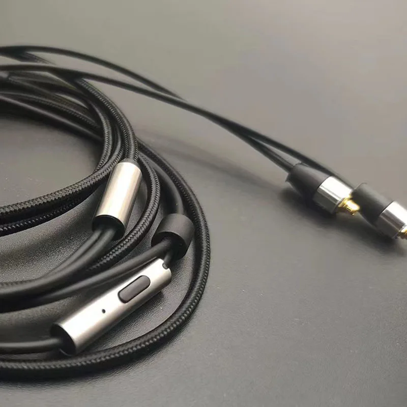 K3003 Earphone Upgrade Cable 3.5mm to MMCX Braided Nylon Wire Replacement Headphone Cable 3.5mm Wired Earphones