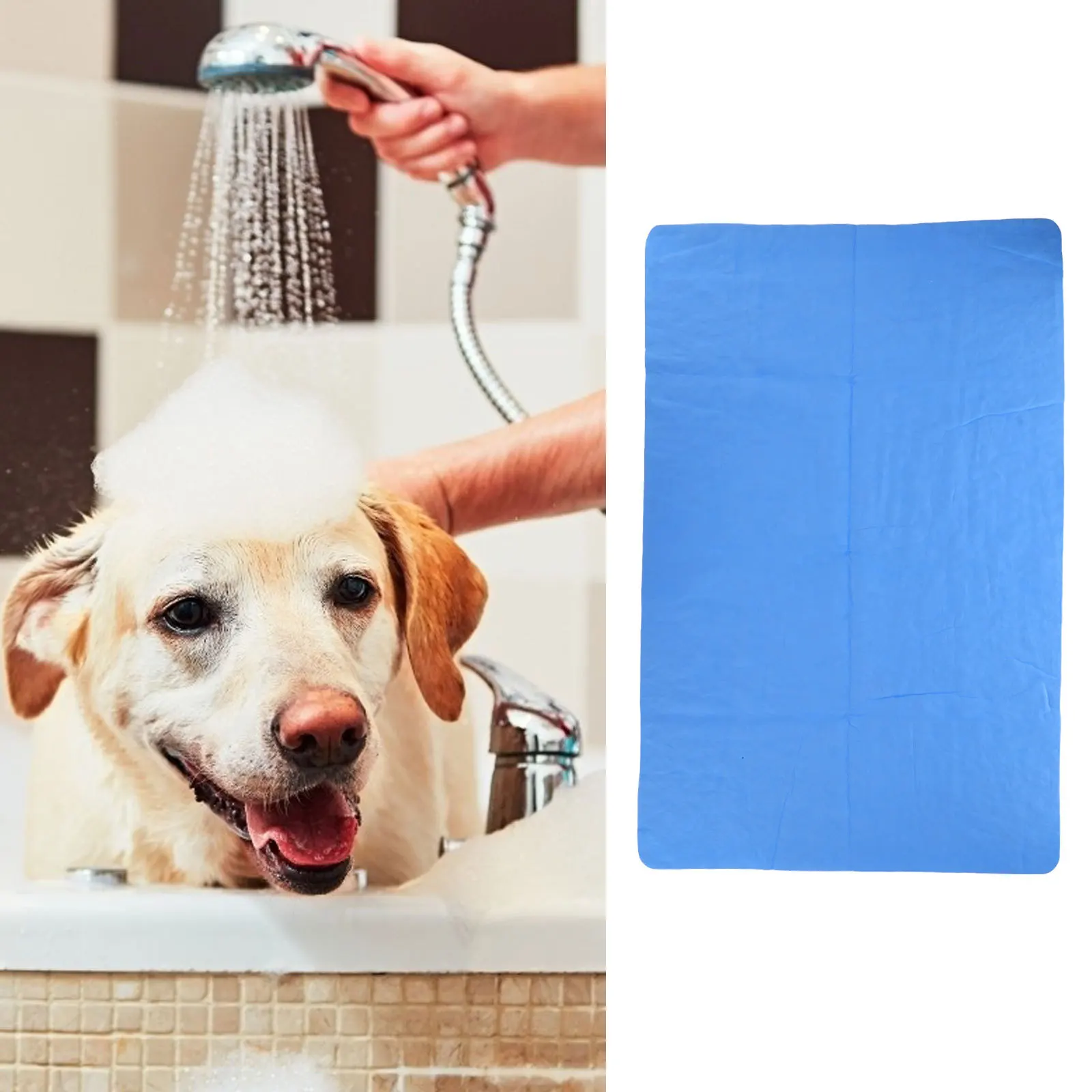 

Thickened Large Pet Quick Dry Bath Towel Soft Absorbent Microfiber Comfortable Dog Cat Puppy Grooming Travel Supplies