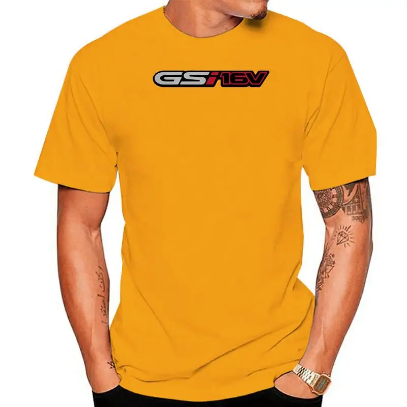 New Summer Cool Tee Shirt T-SHIRT GSI 16V Germany Car ASTRA KADETT CORSA MANTA Cotton T-shirt