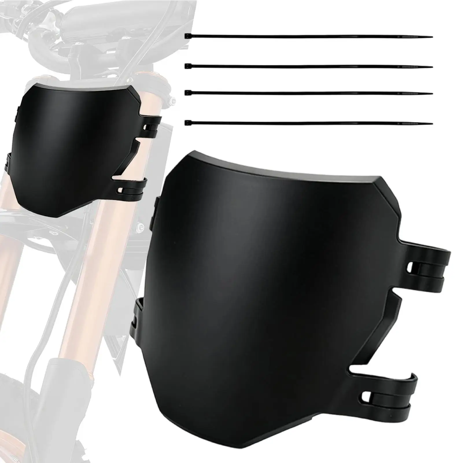 Dirt Bike Front Plate for Electric Bike Offroad, Lightweight License Plate Accessory for Long Driving Touring Commuting Racing