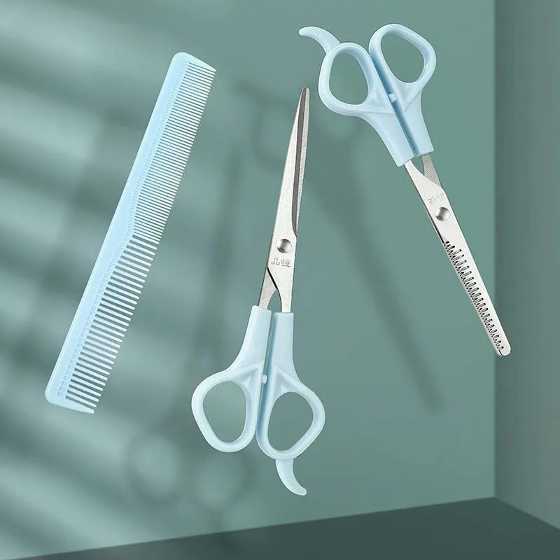 3Pcs Hair Cutting Scissors Shears Kit Hairdressing Scissors for Hairdresser Salon Barber Special for Real Hair Wigs Professional