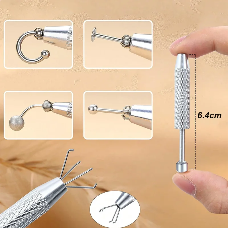1pc Stainless Steel Piercing B - огляд і ціна Body Jewelry Removal Tool