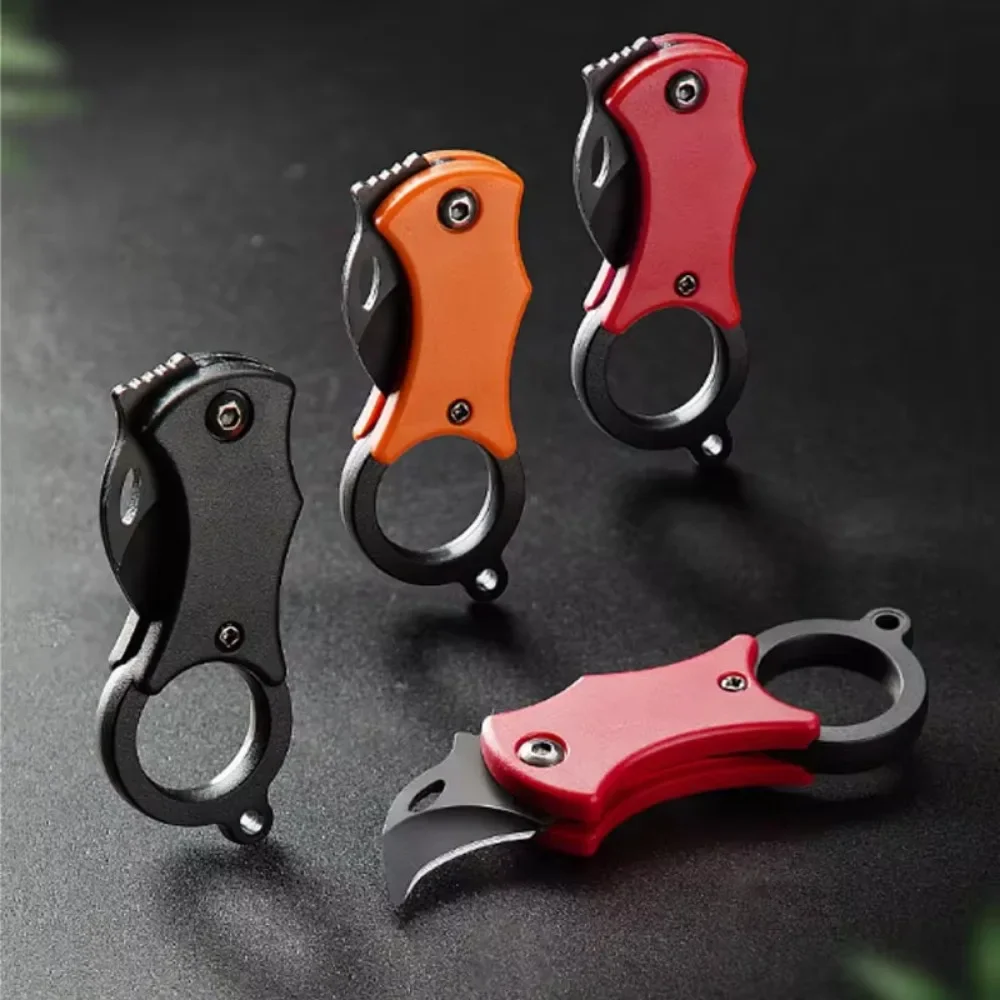 New Portable Stainless Steel Folding Fruit Knife for Unpacking Express Delivery Outdoor Camping Melon and Fruit Peeling Knife - Image 6