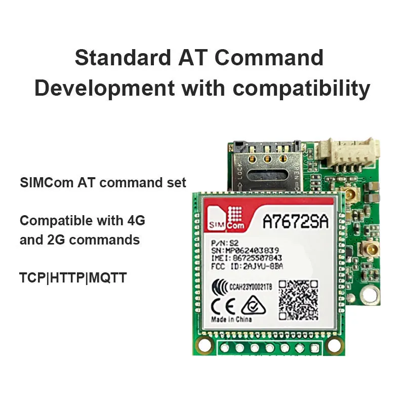 SIMcom A7672SA  A7672E A7672G CAT1 Small size volume Core Board  support Data+voice 1pcs