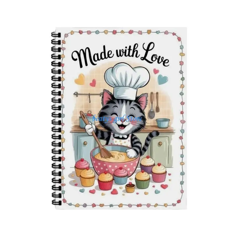 

C7AB Weekly Meal Planner Notebook With Tearable Grocery Lists And Strong Spirals Binding For Organized Kitchen Refrigerator
