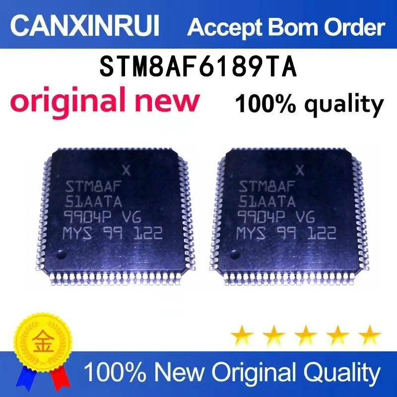

（5-100 pieces）New stock STM8AF6189TA STM8AF 6189TA QFP