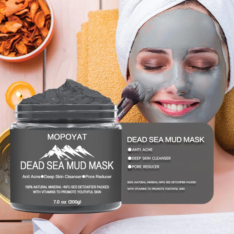 Dead Sea Mud Volcano Cleansing Mask Blackhead Acne Mud Mask Anti-Acne Deep Cleansing Mask moisturizes nourishes care skin