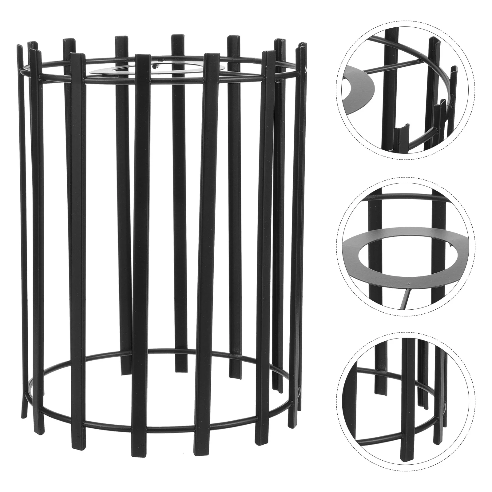 

Modern Hollow Out Geometric Lamp Shade Iron Wire Lampshade Decorative Light Cover for Home Hotel Restaurant Office Use