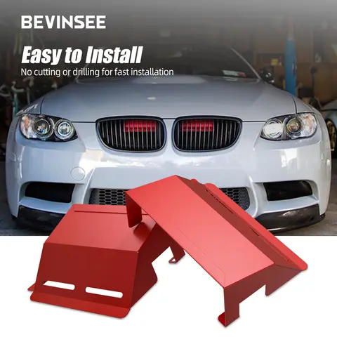 BEVINSEE Air Intake Scoops for BMW E90 E92 E93 323i 325i 328i 330i 335i 335d 2007-2012 10 best sales 335d e92 - №9