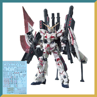 XingDong HG 1/144 FULL ARMOR RMUNICORN Destruction Mode Fate Water Sticker Figures Assembled Model Toys Collection Gift