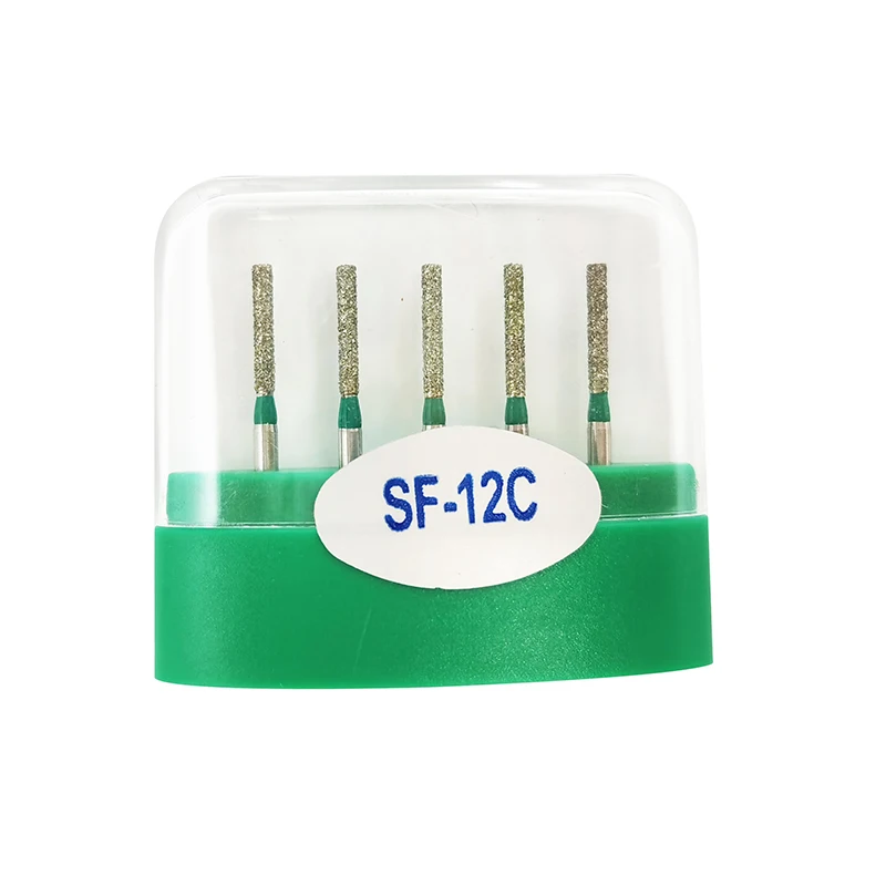 10 Type Choice 5Pcs/set Multi Species Dental Diamond Burs Tips for High/fast Speed Burs Dentist Polish Tool