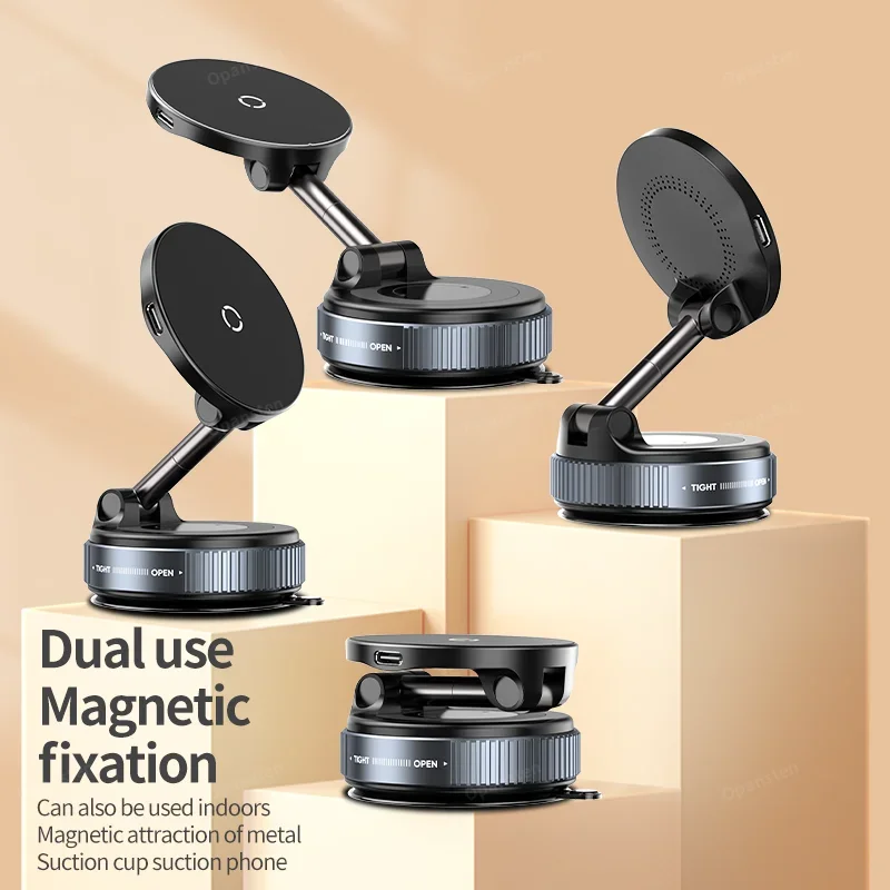Magnetic Wireless Car Charger 4