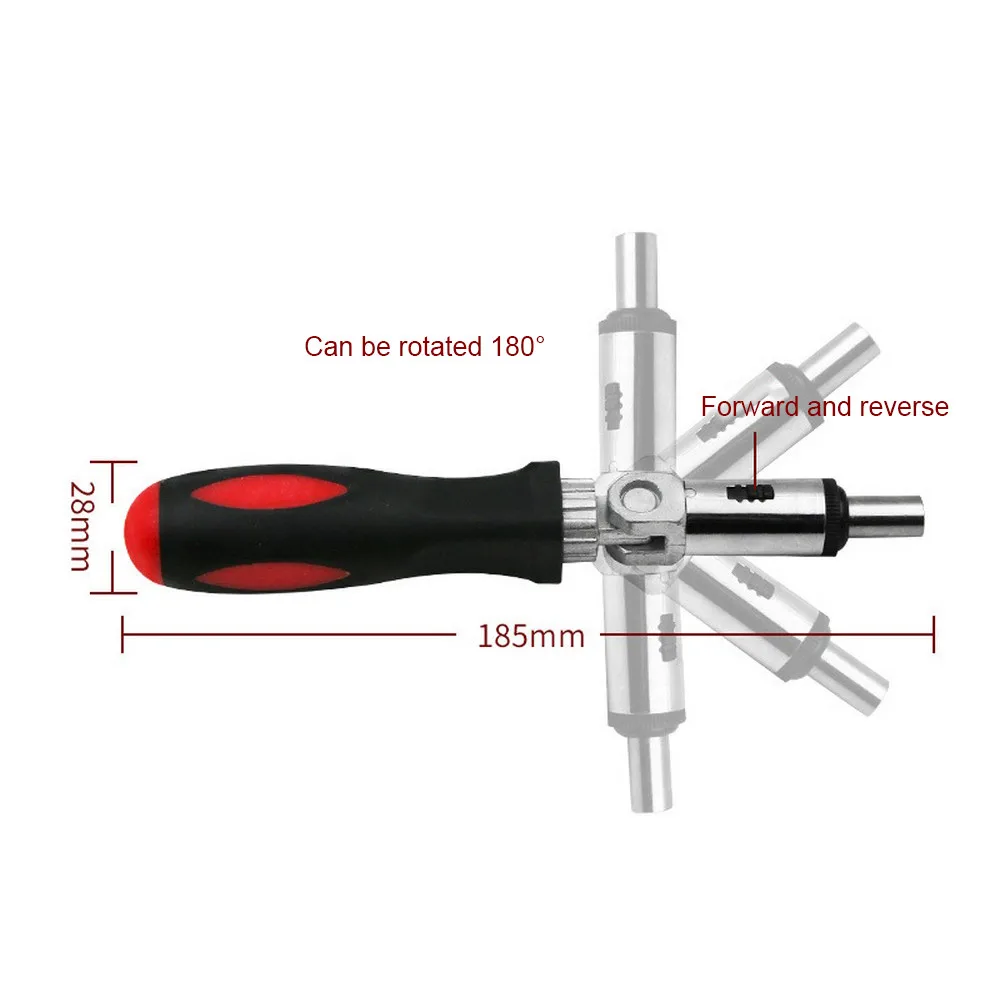 1/4 Hex Ratchet Scewdriver Detachable Multifunction Pen Screwdriver Professional Automotive Bicycle Car Repair Tools Hand Tool