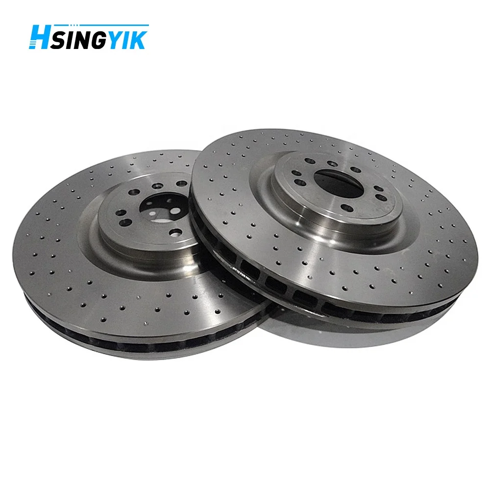 1664210912 Drilled Front Brake Disk for Mercedes Benz M-CLASS GL-CLASS ML 250 350 400 500 GL 350 500 AMG W166 ML63 X166