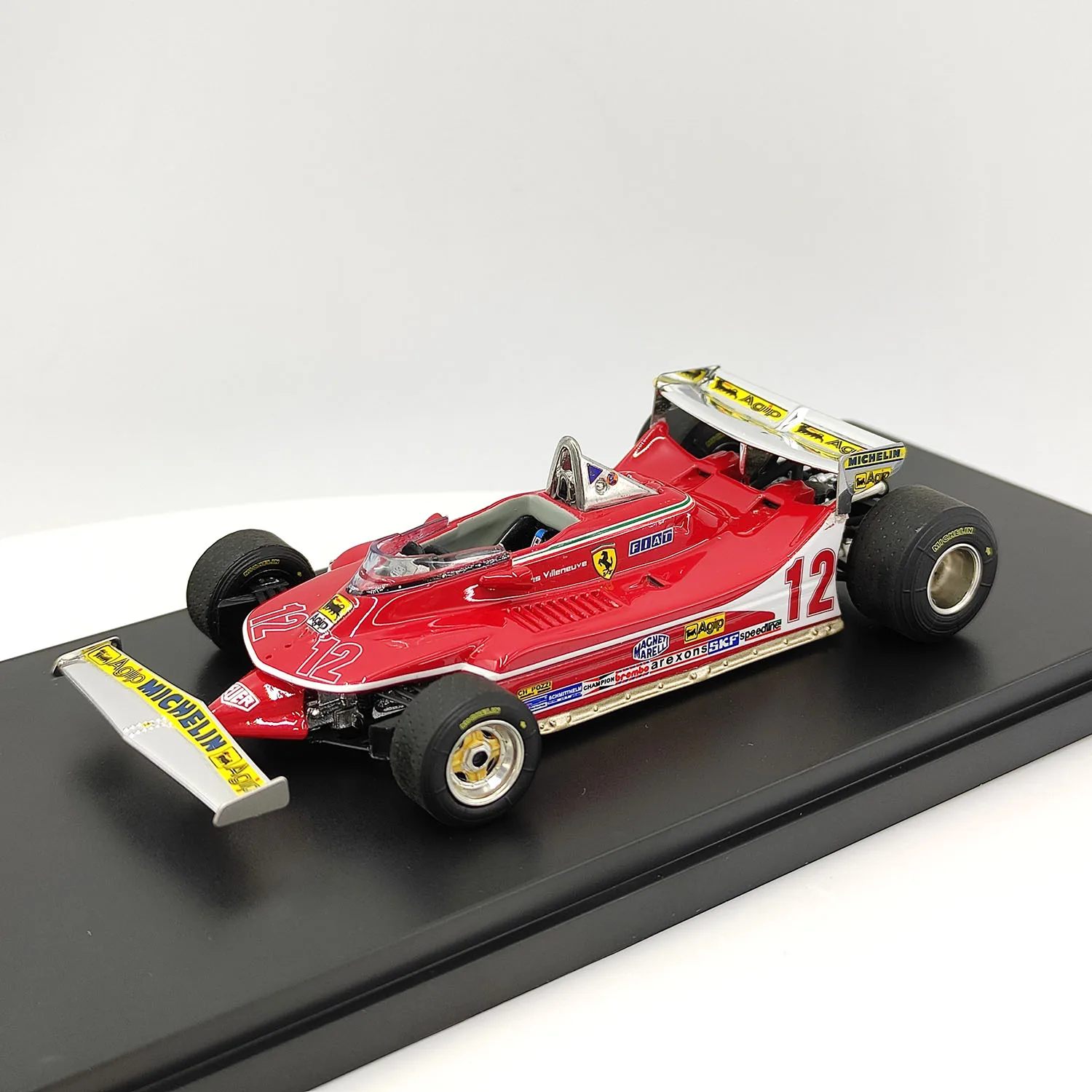 1/43 مقياس فيراري 312T4 موناكو 1979 TMK241 # 12 نموذج سيارة من الراتنج