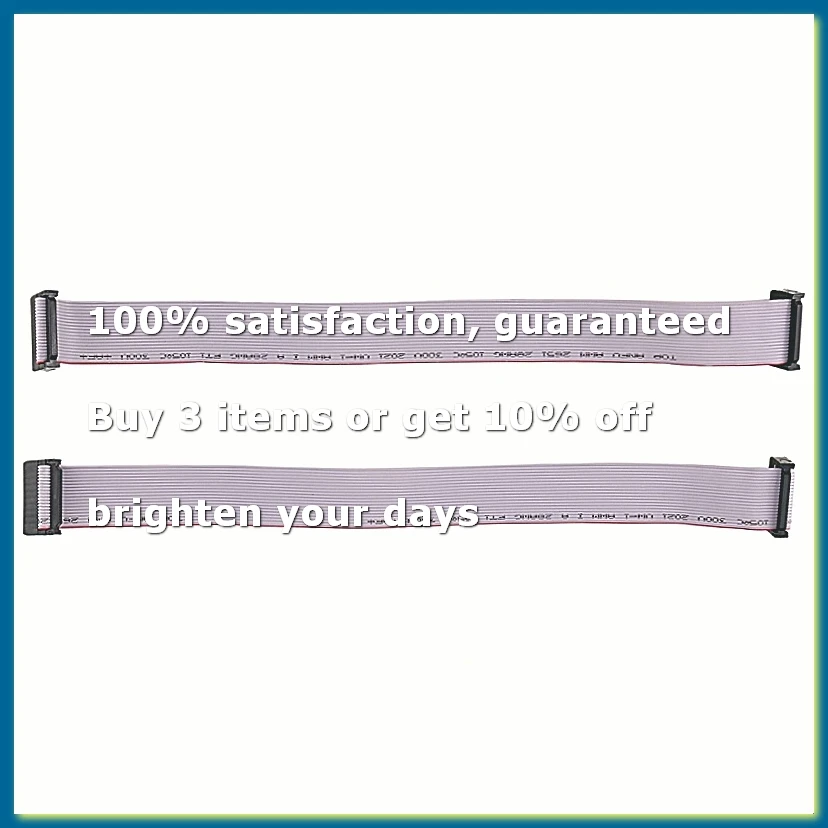 2 Pieces 2.54 mm Pitch 20 Pin F/F Flat Ribbon Cable Connector