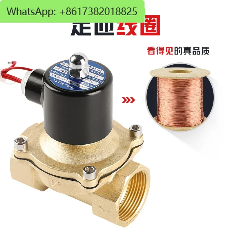 Solenoid valve coil inner hole 14 16 20 copper coil 4 minutes 3 minutes 2 inches AC220VDC24V12V voltage complete