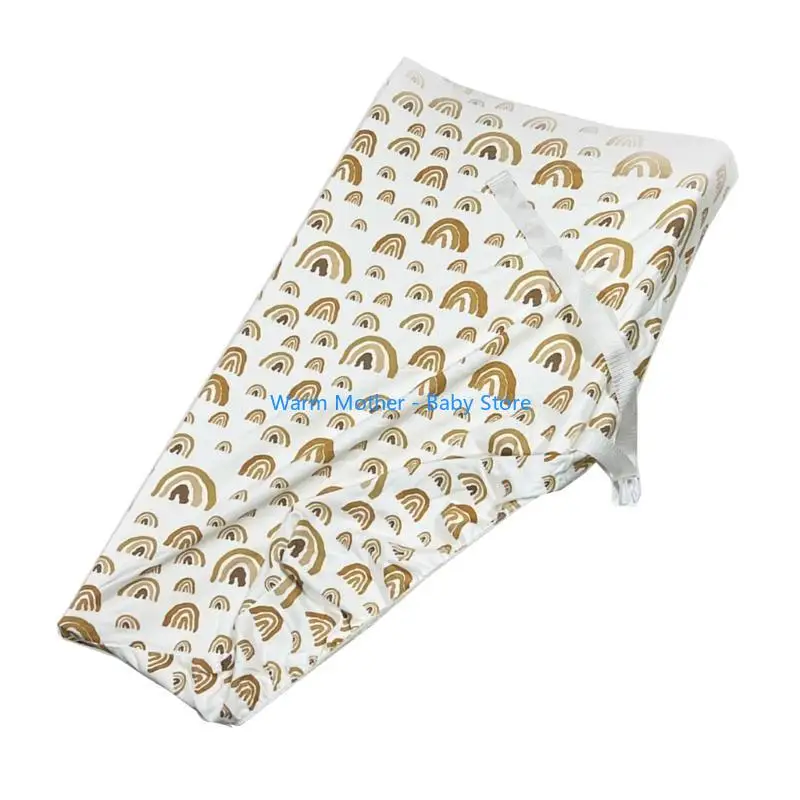 Lenzuolo per culla per neonato per materasso rettangolare ovale a clessidra, lenzuolo con angoli in cotone traspirante 57QE