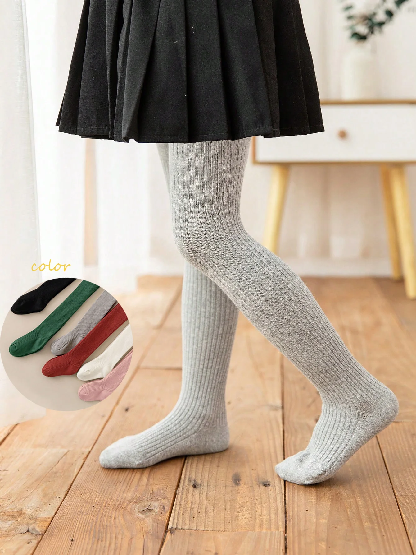 0-12 Years Children Cotton Baby Girls Pantyhose Spring Autumn Winter Bowknot TightsKids Infant Knitted Collant Tights