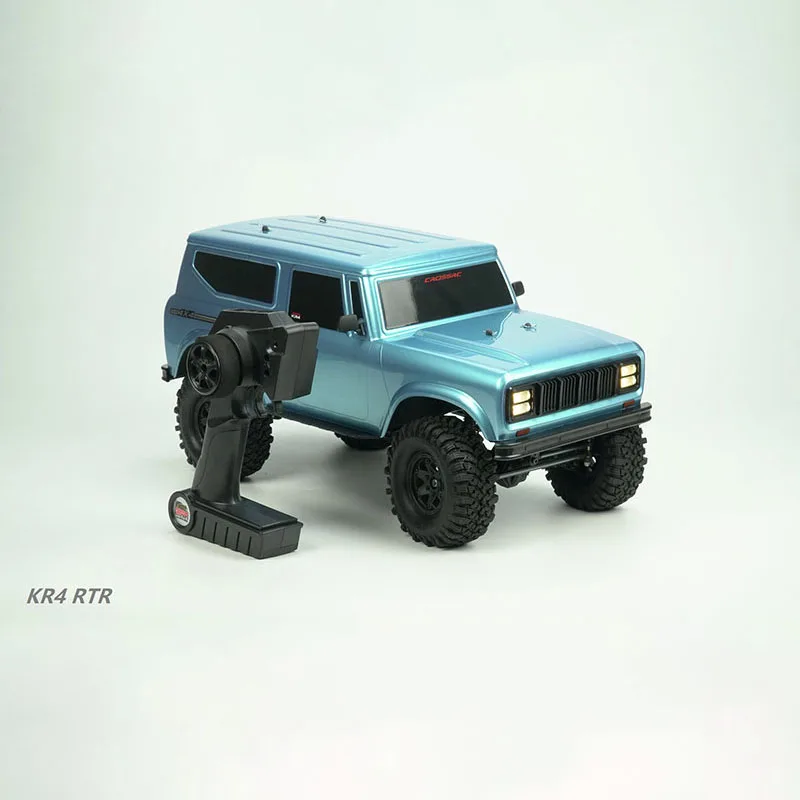 CROSS 1/10 RC 4X4 RC Crawler Car Electric Off-road Vehicle Painted Assembled AWD Blue Toys for Boy TH21631