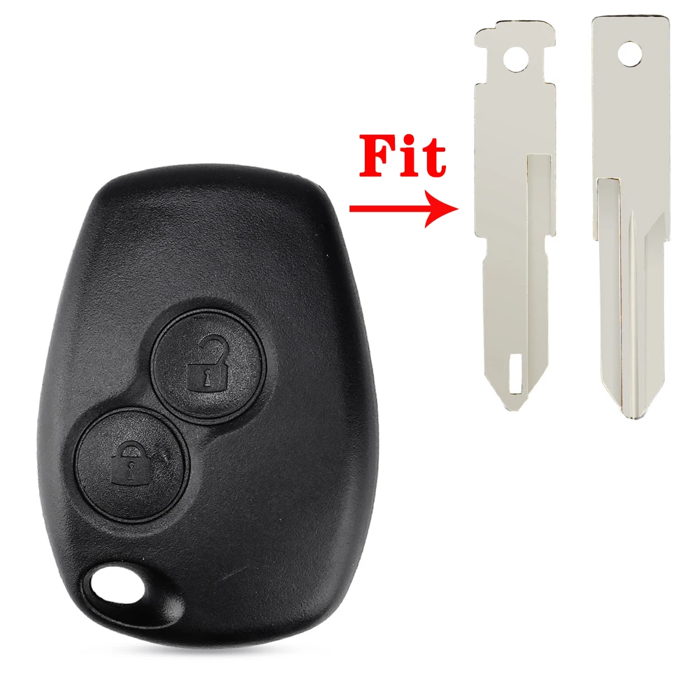 KEYYOU For Renault Megane Modus Espace Laguna Duster Logan DACIA Sandero Fluence Clio Kangoo 2 Button Remote Key Shell Case