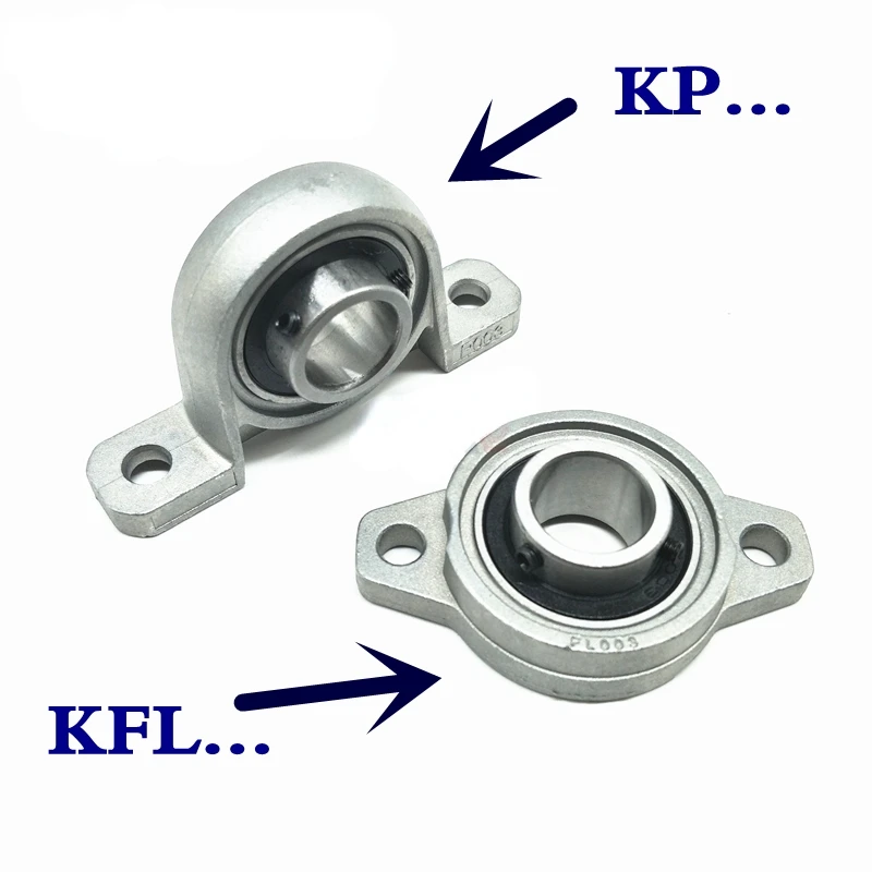 Bearing Shaft Support Spherical Roller Zinc Alloy Mounted Bearings Pillow Block Housing AXK  KP08/000/001/002，KFL08/000/001/002