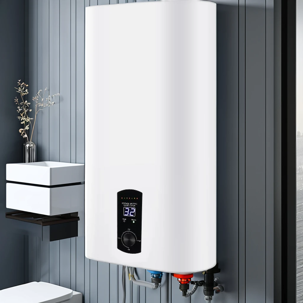 تخزين كتلة المياه الحرارية الموفرة للطاقة 100 لتر سخان مياه كهربي سريع للمنزل والفندق #2
