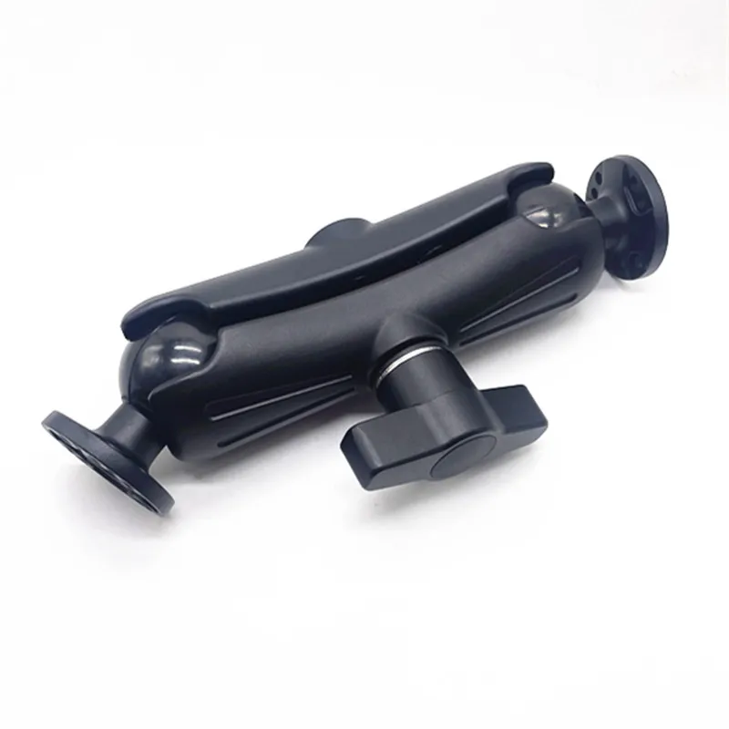 2.25 インチボールヘッドホルダーコンボダブルソケットアームラウンドマウントベース業界 Netvigator レールロッドコンピュータモニター用