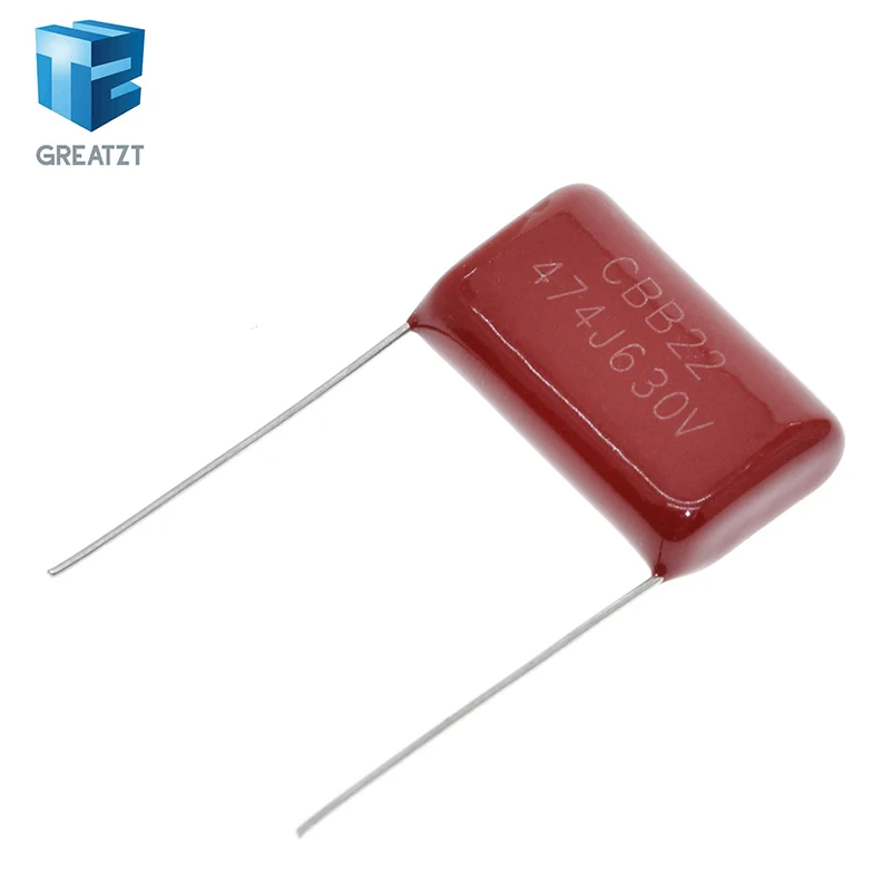 GREATZT 10/30PCS 630V474J 0.47UF 470NF Pitch 20MM 630V 474 CBB Polypropylene film capacitor