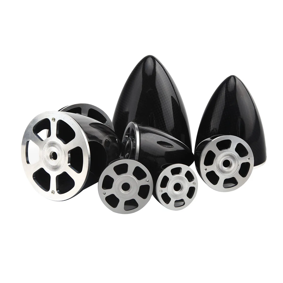 1Pc Carbon Fiber Spinner Cone For RC Electric Airplane 2 Blades Propeller Multi-size 1.75\