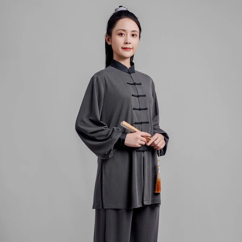 

Women Man Taichi Kung Fu Uniform Fluid Drape Breathable & Comfortable Traditional Chinese Martial Arts Suit