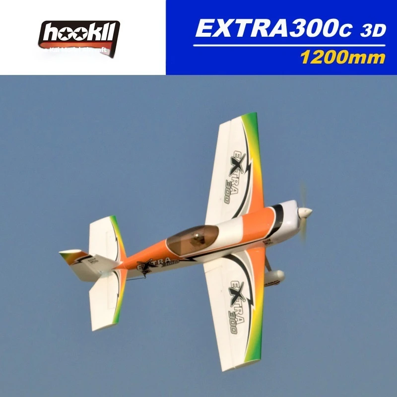 

Extra300s Third Generation Remote Control Toy Airplane with 1.2m Wing Span Hollow Wing 3D Flight Capabilities V3