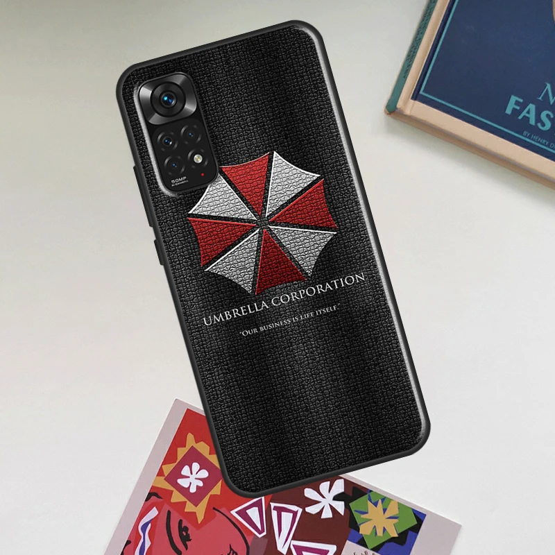 Umbrella Corporation Case For Xiaomi Redmi Note 12 Pro Plus 8 9 10 11 Pro 8T 9S 10S 11S 12S 9C 10A 10C 12C Cover