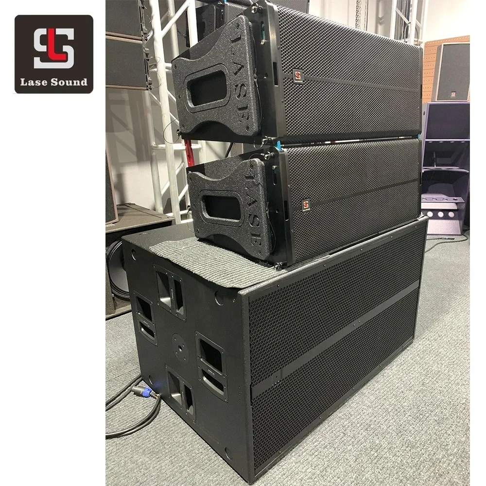 LA-6 double 12 inch passive/active line array speakers 800W dj sound system
