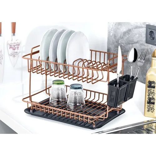 Ocean Home 2 Layer Plate-rack/Dish-Copper