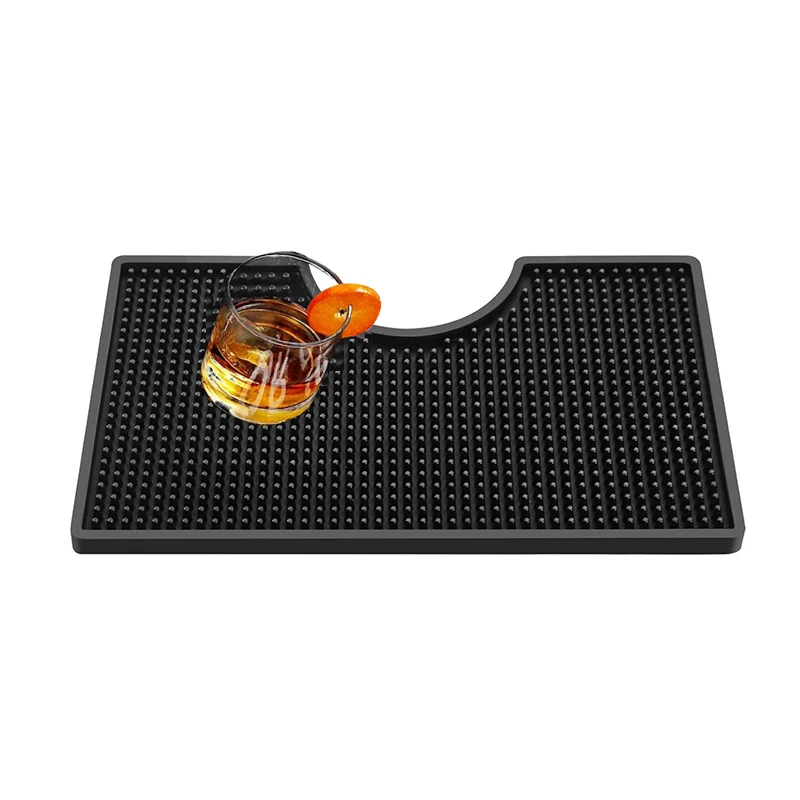 Bandeja de goteo de torre de cerveza, estera Kegerator de PVC, bandeja de goteo de torre de cerveza, estera de servicio de Bar gruesa, almohadilla antideslizante para derrames, estera de servicio de café, mostrador