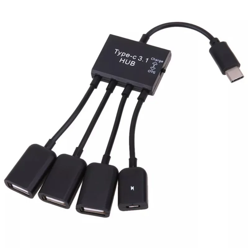 USB tipo-c OTG cabo adaptador, macho para USB Micro fêmea, Hub para telefone inteligente, Samsung, Xiaomi, Huawei, 3.0, 2.0
