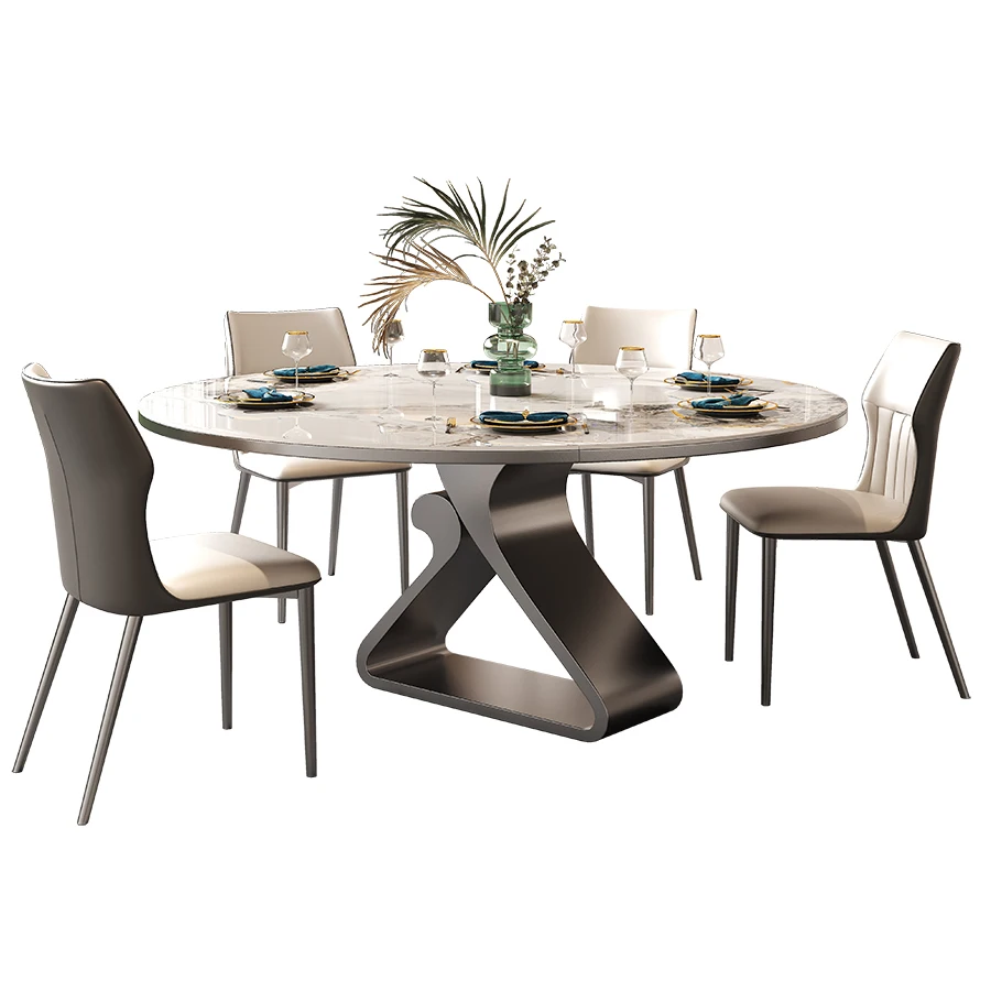 

folding square and round dual-purpose induction cooker household designer simple modern light luxury rock slab