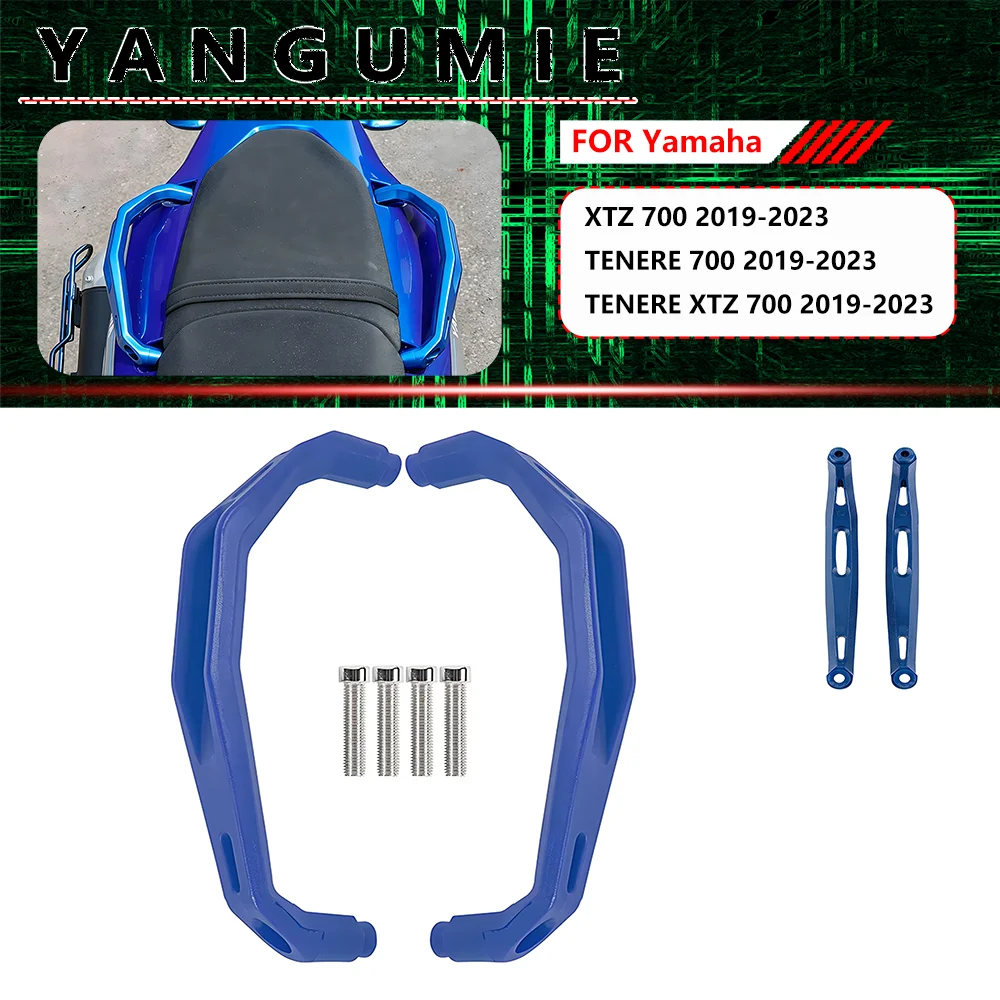 For Rear Seat Handrail Passenger Armrest Handle Fit Yamaha XT700Z Tenere 700 2019-2024, Bring Better Comfort & Stable Grip
