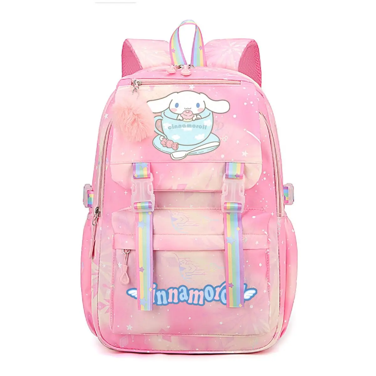 

Cartoon Cinnamoroll Graphic Schoolbags Teeneger Children School Backpack Women Girls Trendy Travel Backpack Cinnamoroll Bags