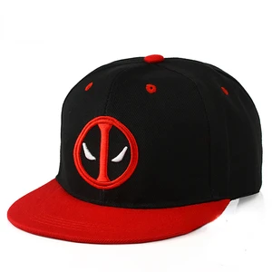 Anime Baseball Caps für erwachsene Männer Deadpool Design Hüte Hip Hop Street Tanzpläne Tanzpläne Cattones 8 Hauptverkauf Deadpool - №4