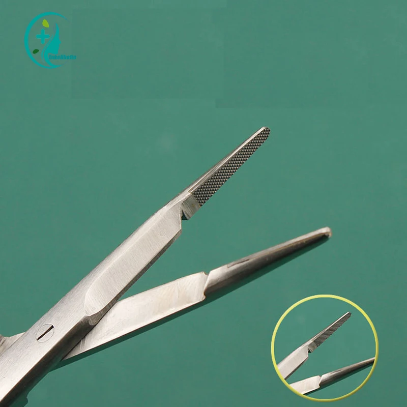 1pcs Multifunctional needle holder with scissors 12.5cm/14cm Needle Holder Insert with Scissors Gold Handle Clamp