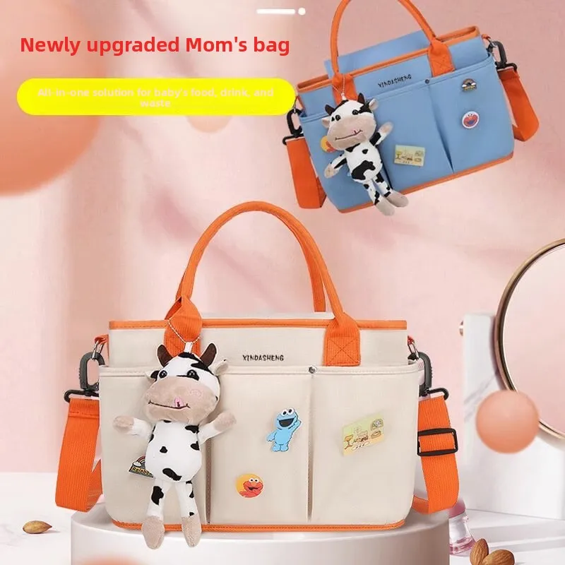 

Portable Materni Bag Casual Versatile Crossbody Single oulder Bag for Going out with Kids New 2023 JIFANPAUL Canvas Tote Bag
