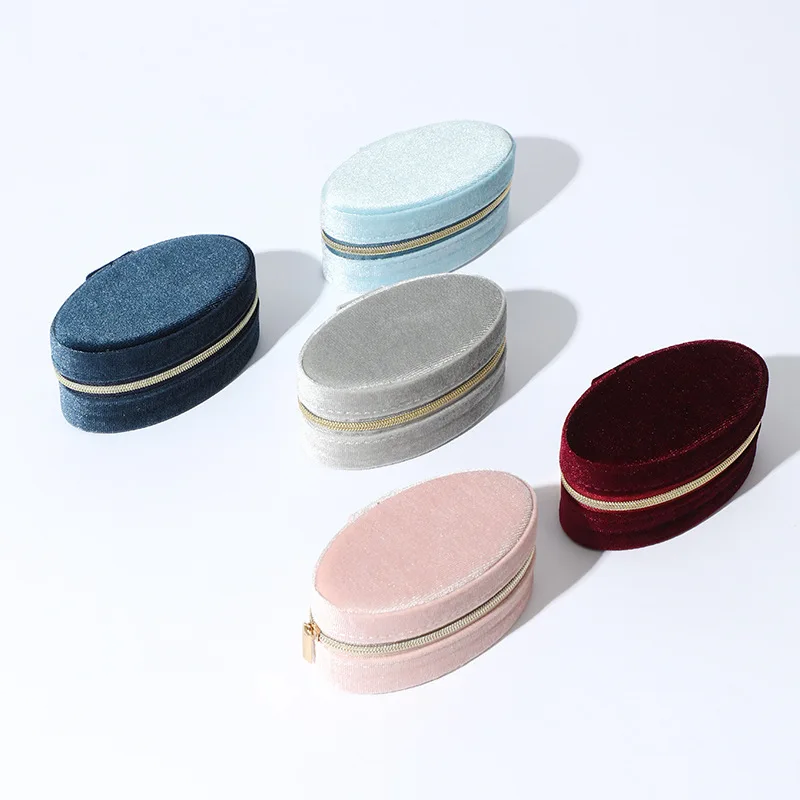 Elegant Mini Box Portable Travel Necklace Bracelet Earrings Rings Storage Case Gift Packaging Boxes