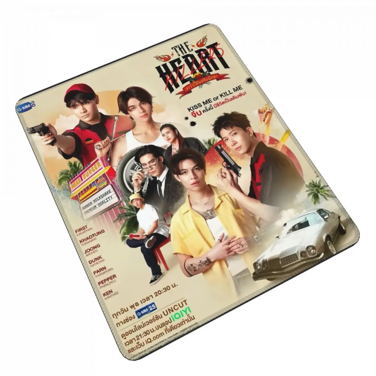 

Firstkhaotung Joongdunk HD Poster Computer Rubber Mouse Pad Thai TV The Heart Killers Drama Stills Photo Mat Mug Blotter