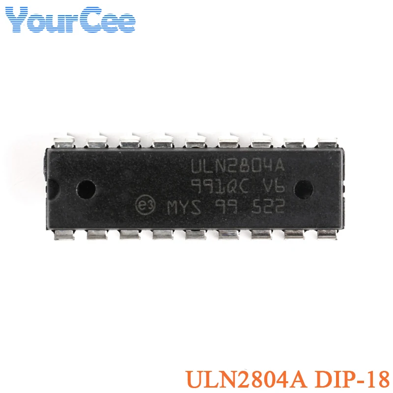 5pcs/1pc ULN2804A ULN2804 2804 DIP-18 Transistor Array Chip 8NPN