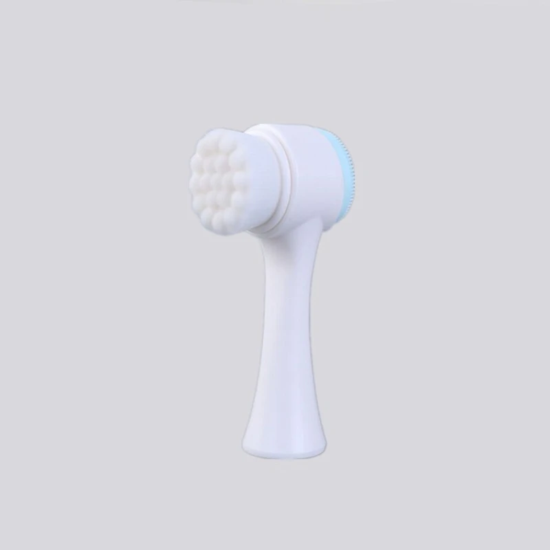 Face Cleaning Massage Brushes Face Wash Product Skin Care Tool Silicone 2-in-1 Facial Cleansing Brush Exfoliate Massage