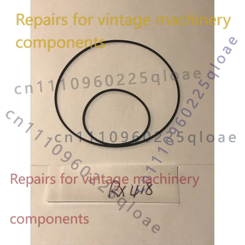 Juego de Correas de Repuesto para Reproductor de Casetes Aiwa RX418, Repuestos de Goma Elástica para Reparación de Reproductores de Casetes Vintage