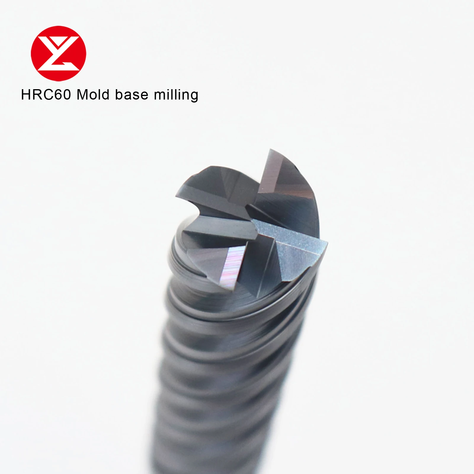 HRC60 4Flute special Side Solid Carbide Frame Milling Cutter for Flat Base Die Frame Tungsten Steel Mold embryo Frame End mill