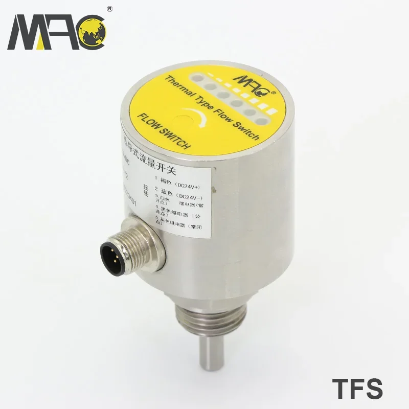 2025 hot sale Macsensor High reliability water flow sensor Thermal Dispersion Flow Switch Price